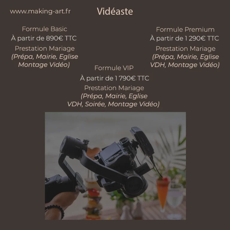 Nos Offres de Vidéaste